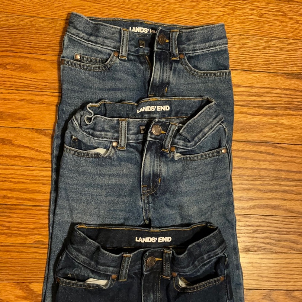 Land’s End Boys Jeans. 11 each pair total of 4 pairs available.